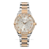 BONIA BONIA BNB10651-2617S Silver Combinasi Rosegold Dial White Stainless Steel